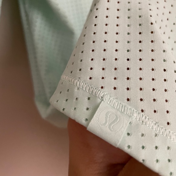 LULULEMON sea mist var-city 1/2 sleeve tech top - Picture 8 of 8